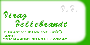 virag hellebrandt business card